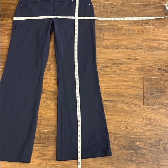 Athleta Blue Barrel Leg Pants, Sz. M - Picture 6 of 7